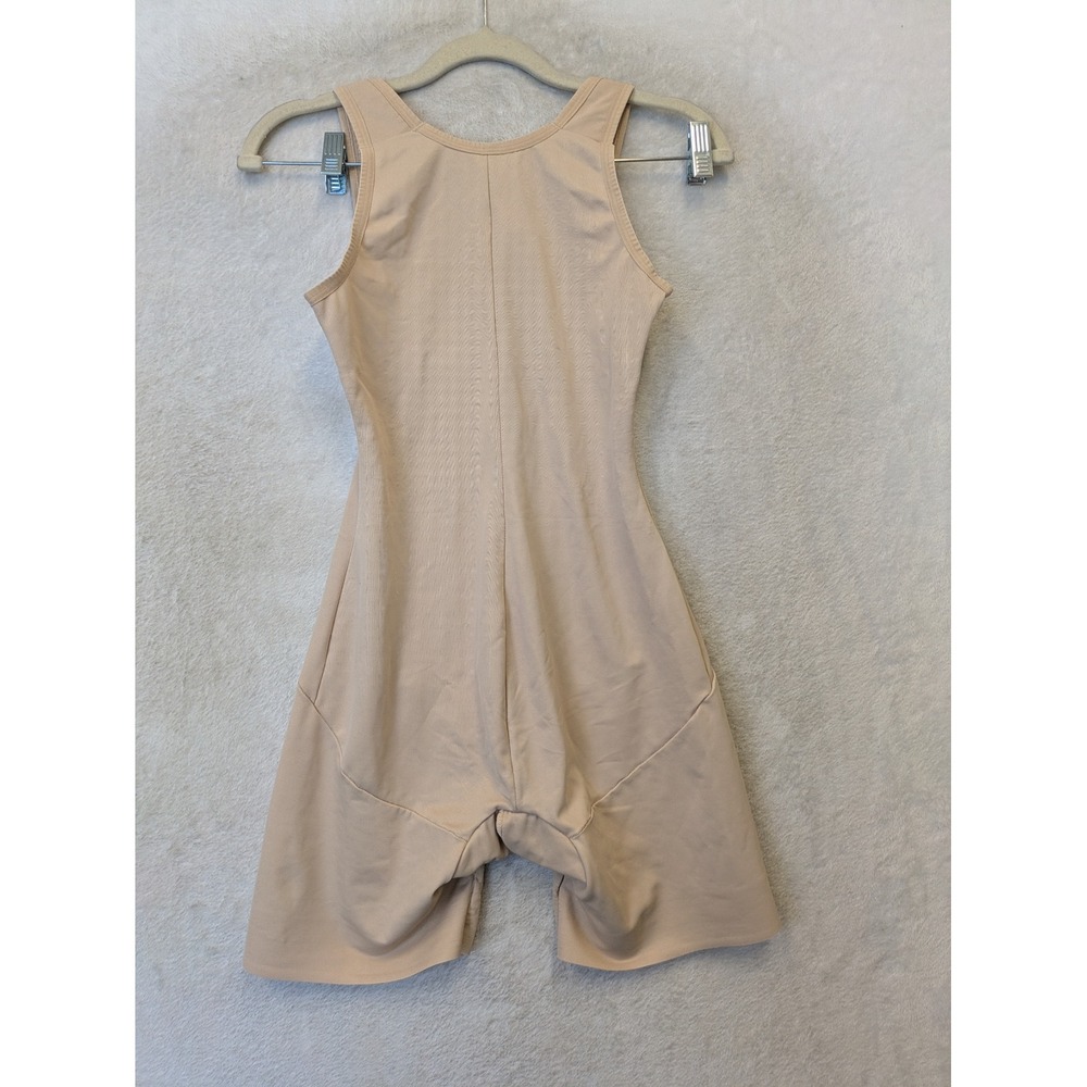 Naomi & Nicole Body Shaper Women's XL Beige Mid-Thigh‎ Open Gusset